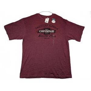 Chevrolet American Classic Genuine Parts Crewneck Graphic T-Shirt Heather Men XL